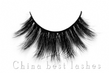 Customed packaging pony hair false eyelash m07